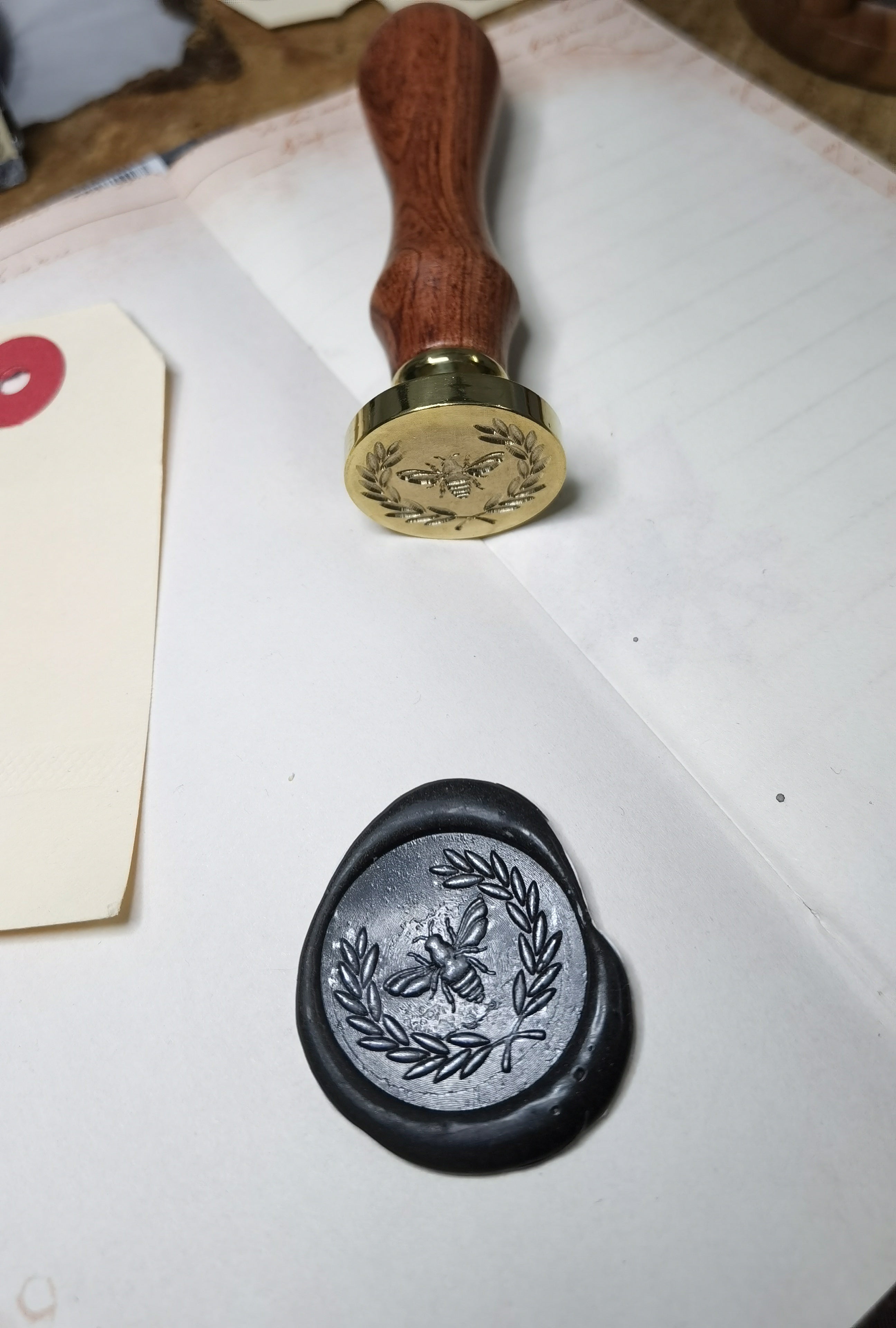 Stamp Bee and Badge