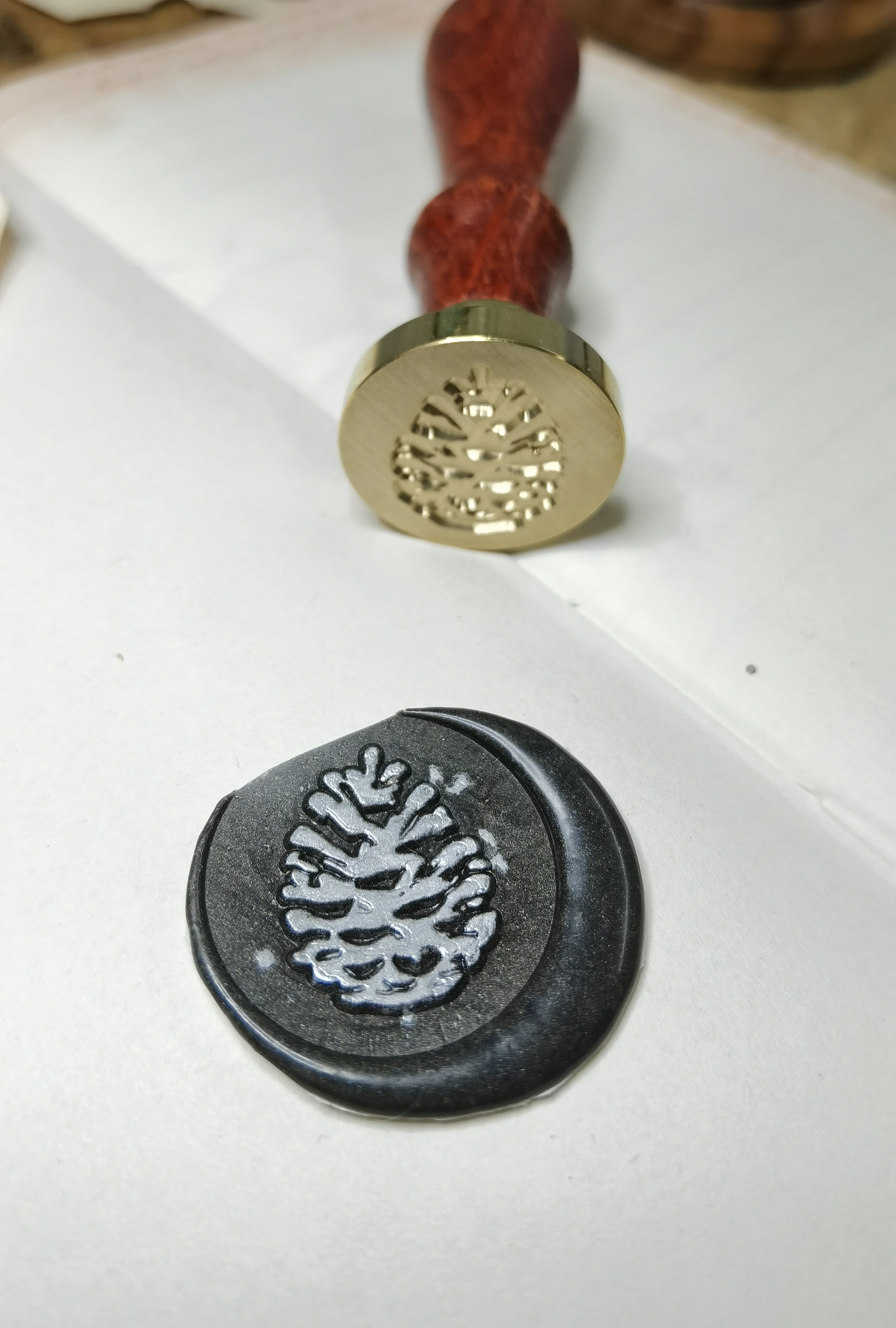 Stamp Pinecone