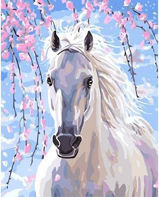 White Horse Portrait